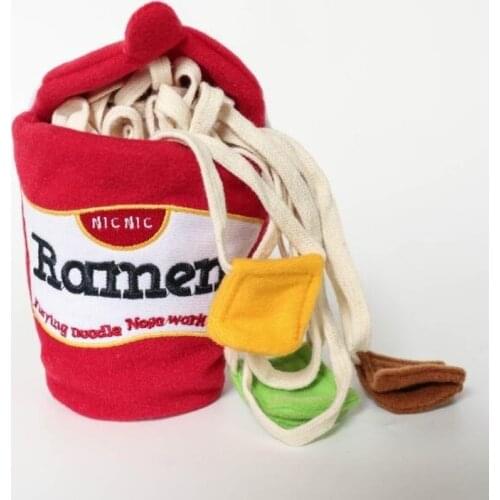 Hot Sales! Korean Ramen Interactive Cute Creative Pet Food Leaking Toy Pet Sniffing Dog Toy Dog Supplies Cute Dog Toy