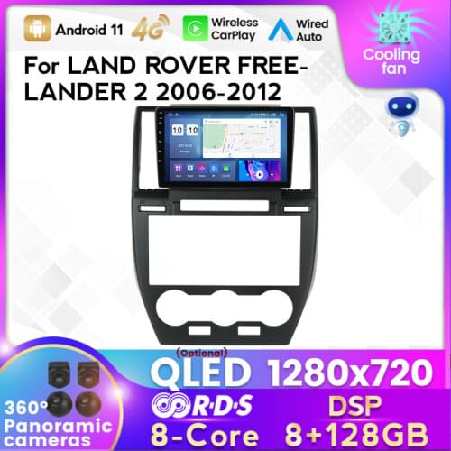 M600S 7862C IPS 9Inch Car Android 11 NO DVD GPS Player for Land Rover Freelander 2 Octa Core 128GB Flash Bluetooth DVR DAB+ Wifi