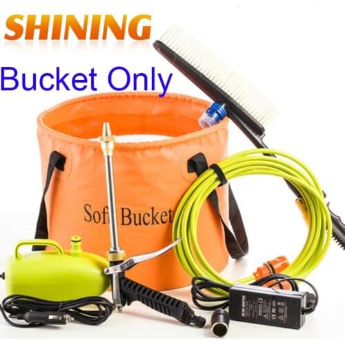 22L Multi-functional Foldable Water Bucket Car Washing Wash Outdoor Camping Bucket Folding Soft Bucket For Fishing Car Washer