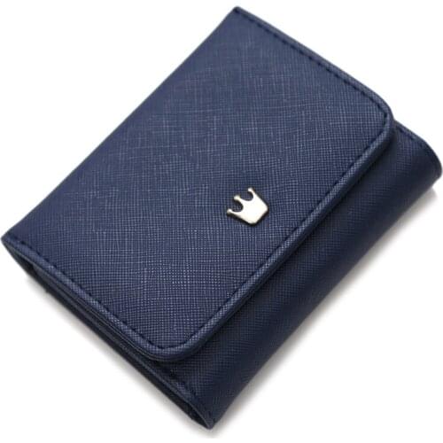 2020 New Lovely Colors Women Short Fold Wallet Female Change Purse Coin Purse Card Holder Girls Portable Wallets Brand Designer