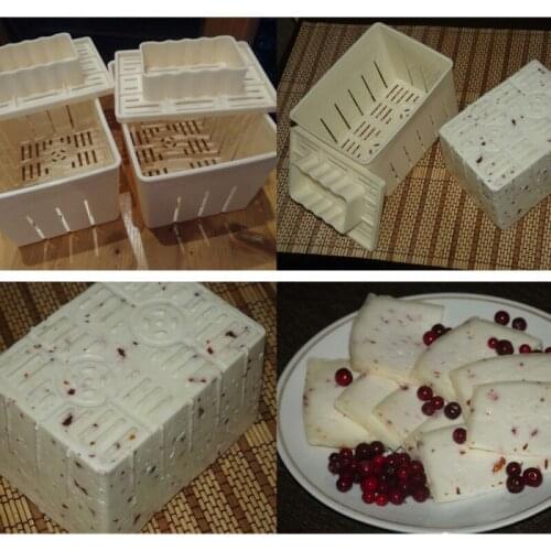 NEW Plastic Tofu Press Mould Homemade Tofu Mold Soybean Curd Tofu Making Mold With Cheese Cloth Kitchen Cooking Tool