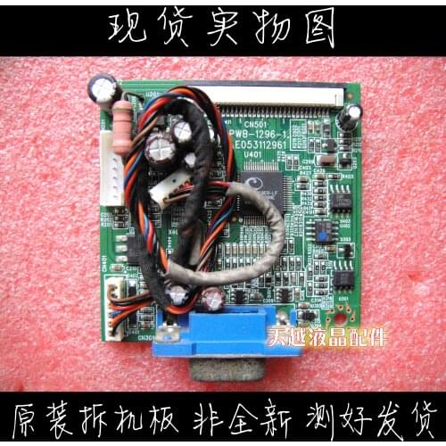 Original HP Le2001w Driver Board PWB-1296-1 Mainboard with Screen Claa200ua Signal Board