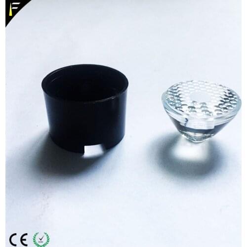 PMMA 25 Degree LED LEN with Socket Holder 2025PM+H2025ZJ LED PAR 54PCS 36PCS 72PCS 108PCS LED Len with Holder