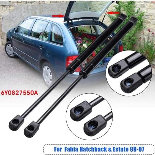 1 Pair Rear Trunk Tailgate Boot Gas Spring Shock Lift Struts Support Bar for Skoda Fabia MK1 Hatchback Combi 1999-2007 6Y0827550