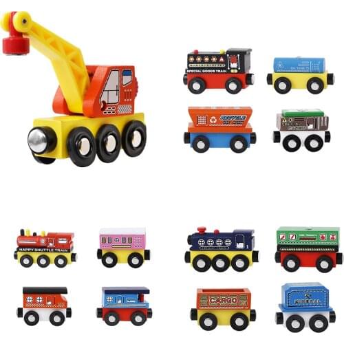 Replacement for Wooden Track Small Train Set Crane Toy Children Boys Holiday Birthday Gift
