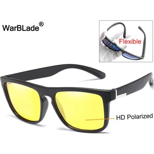 WarBLade HD Polarized Sunglasses Men Women Night Vision Sun Glasses Anti-glare Night Driving Goggle UV400 Eyewear Gafas De Sol