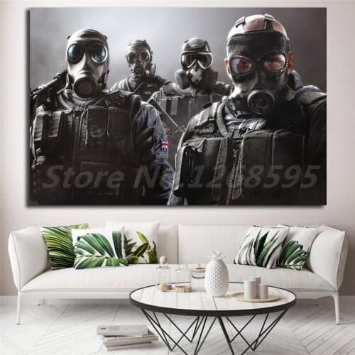 Tom Clancys Rainbow Six Siege Hd Wallpapers Wall Art Canvas Posters Prints Painting Wall Pictures For Living Room Home Decor