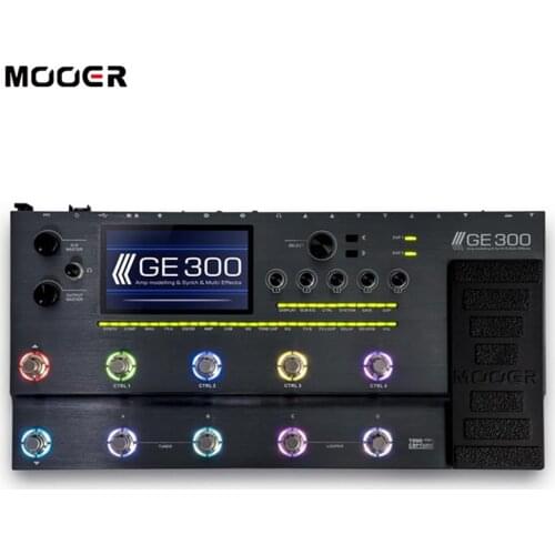 MOOER GE300 AMP Modelling Synth Multi-Effects Processor Guitar Pedal 108 Preamp Models 164 Effects Loop Recording (30 minutes)