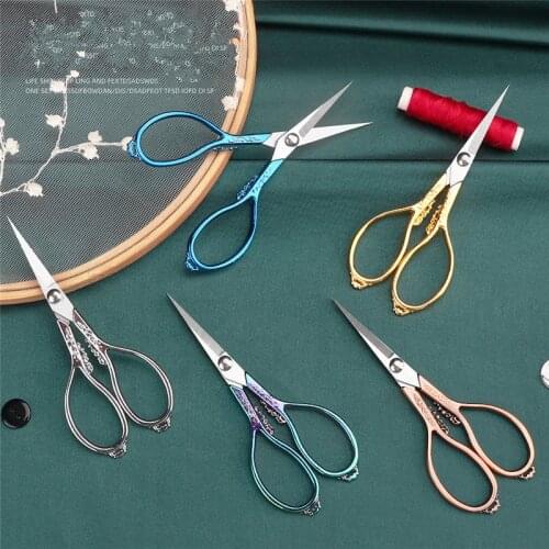 Vintage Scissors Sewing Fabric Embroidery Handicraft Cutter Antique Fishing Cutter Retro Cross Stitch Tailor Scissor Thread Tool