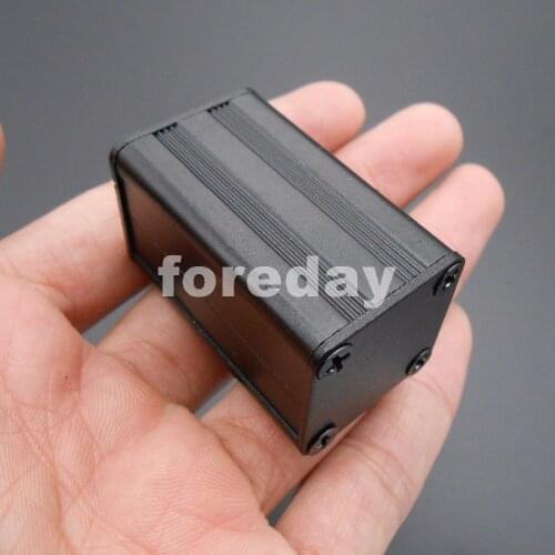 10PCS X NEW HQ Small case mini Aluminum cooling box for Components Black 40*25*25mm 1.57X0.98X0.98in 10PCS/LOT *FD153X10