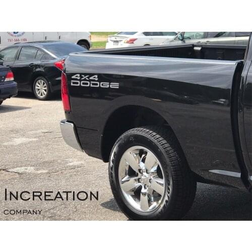 For (2Pcs)Dodge Ram 1500 x2 4x4 Vinyl Decals Rumble BEE Stickers, Mopar, Rebel, 5.7L