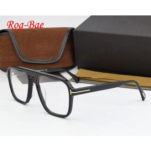 2021 Retro brand glasses frame men TF755 Acetate Square eyeglasses myopia computer Prescription vintage spectacle frames women