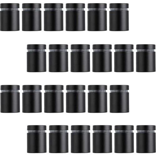 24 Pcs Signage Bracket Wall-Mounted Advertising Fixture Bolts Hardware Advertising Glass For Posters Signage Display Promotion