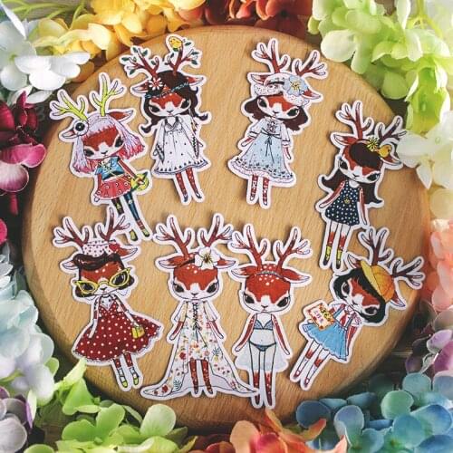 26PCS Cute Stickers Crafts And Scrapbooking stickers book Student label Decorative sticker kids toys