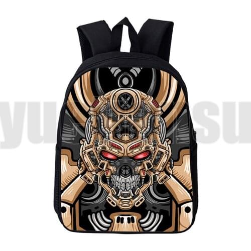 3D Terror Skull Ghost Mochila TravelBag Tiger Wolf Dragon Backpack Abstraction Animal School Bags for Boys Girls Lion Dragon Bag