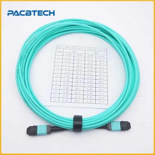 8Cores MPO-MPO Fiber patch cord Type B For Data Center MPO Fiber cable for 40G QSFP SR4