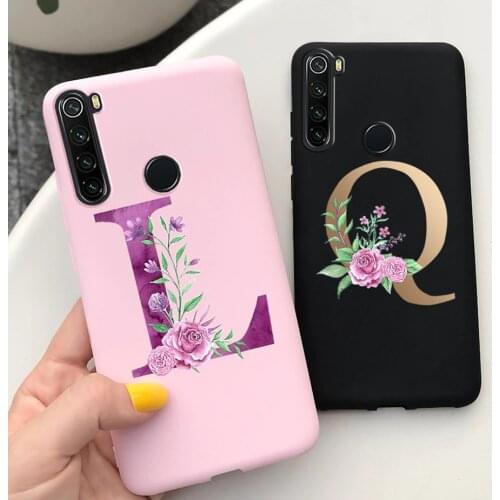Lovely Letters Case For Xiaomi Redmi Note 8T 8 Cases Soft TPU Cover Coque For Xiaomi Redmi Note 8 t Note8 Pro 8Pro Fundas Bumper