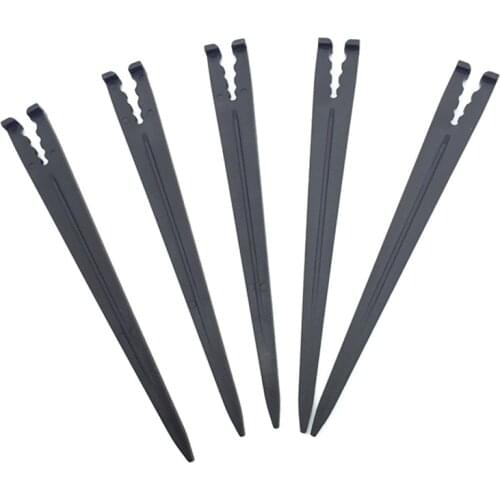 20 PCS 14cm Hook Fixed Stems Support Holder for 4/7 or 3/5 Drip Irrigation Water Hose Garden irrigation Multifunction Bracket