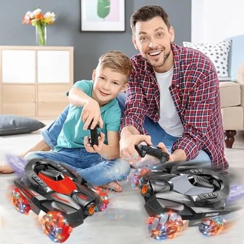 77HD Fine Remote Control Toy Car Intellgent Training Toys Specifically for Age 5-12 Exquisite Model Spray Bubble Vehicle