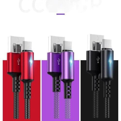 Fast Charging 5A micro Type c Cable For Huawei mate 40 P40 p30 pro Honor Cable 2M For Xiaomi Redmi Note 7 8 Pro 8 Cable