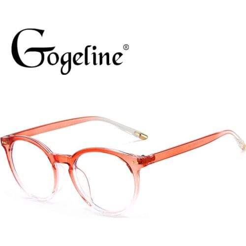 Round Anti Blue Light Glasses Blocking Filter Computer Glasses Men Women Super Light Frame Eyeglasses Green Clear Spectacles