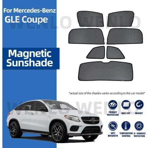 For Mercedes Benz GLE Coupe Sunshade Curtains Car Sunscreen Front Rear Windows Windshield Sun Visor Windscreen Uv Protection