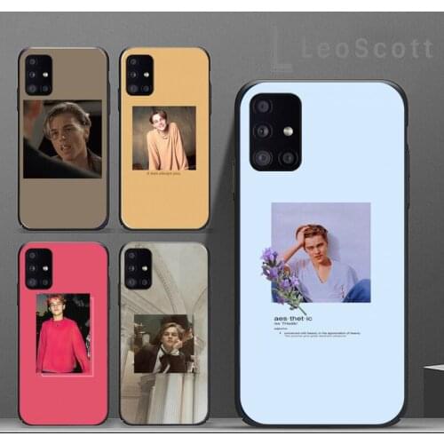 Young Leonardo DiCaprio Phone Case For Samsung S6 S7 edge S8 S9 S10 e plus A10 A50 A70 note8 J7 2017