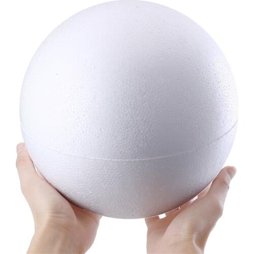 Christmas Ball Modelling Polystyrene Styrofoam Foam Ball White Craft Balls For DIY Christmas Decoration Party Supplies 20PCS/Lot