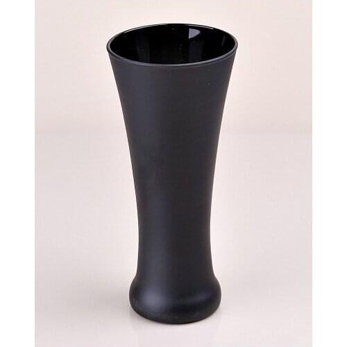 Modern World of Glassware vase Glass Black Srg 375 vase jarrón ваза vaso مزهرية