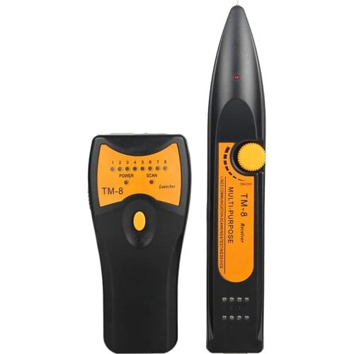 RJ11 RJ45 Cat5 Cat6 Telephone LAN Network Cable Tester Detector Wire Tracker Tracer Toner Ethernet Line Finder