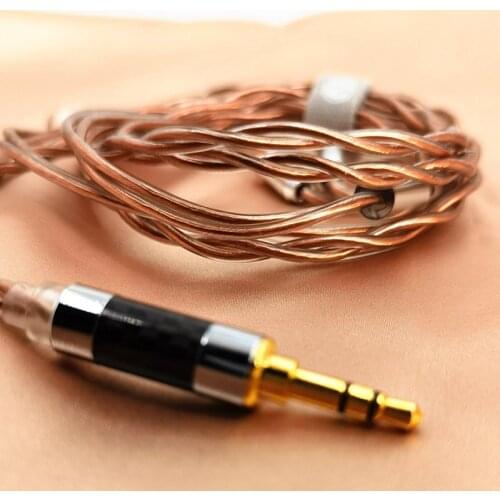 TIN HiFi Earphones Cable 6N OCC Cable 3.5MM Plug MMCX Interface Cable For TINHIFI P2 P1 T4 T2 T3 T2PLUS DMG DM8 DM8 DH3 BQ3 KC2
