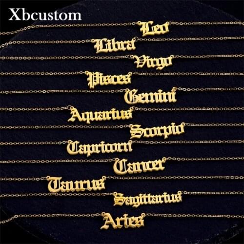 Xbcustom Women's Pendants Zodiac Signs
