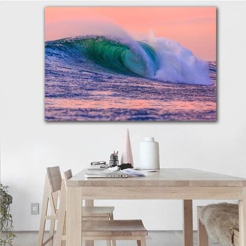 Canvas Painting Landscape Print Wall Art for Living Room Decorative Seascape Paintings Wholesale Wall Art No Frame