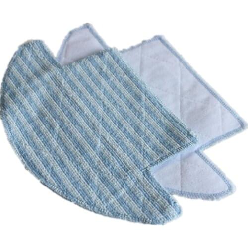 2pcs/lot Robot Vacuum Cleaner Mop Cloth for Haier HB-QT36B Robotic Vacuum Cleaner Spare Parts Accessories Rags