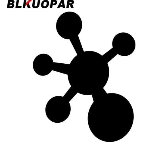 BLKUOPAR for Molecule Atoms Connection Car Stickers Vinyl Creative Decals Simple Scratch-Proof Motorcycle Bicycle Decor