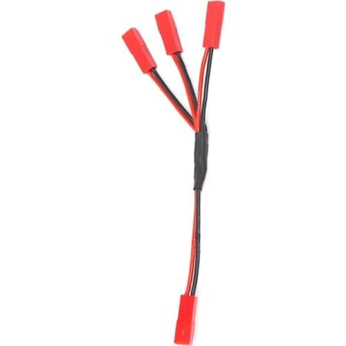 ESC Power Supply JST Female Connector Y Cable for TRX4 1/10 RC Rock Crawler Car 634F