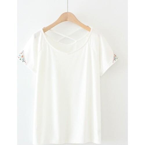 Big Size XL 2XL 3XL 4XL Womens Cotton T-Shirt Casual V Neck Summer Female Short Sleeve Oversized Cool Plus-size Shirt Top Black