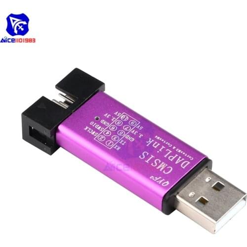 1Set DAPLink Emulator Burner Support For HID Device SWD Download Keil MDK IAR Based On CMSIS-DAPLink Replace ST-Link V2