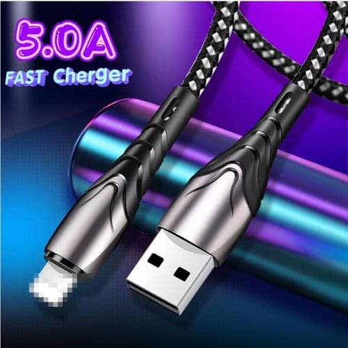 5A1m2mUSB Type C Cable Micro USB Fast Charging Mobile Phone Android Charger Type-C Data Cord For Huawei P40 Mate 30 Xiaomi Redmi