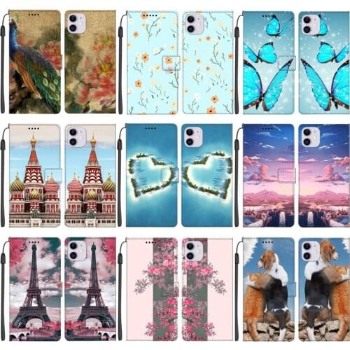 For Apple iPhone 11 iPhone 12 iPhone 12 Mini Case Flip Leather Cover Phone Case With Magnetic Wallet Stand