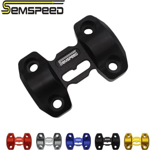 SEMSPEED ADV150 adv 150 2019 Handle Bar Mount Clamp For Honda adv150 ADV 150 2019 2020 Motorcycle Handlebar Clamp Top Cover Bar
