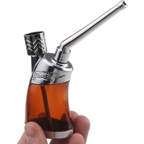 Dual-purpose double filter multi-function hookah bottle, hookah bag, portable water pipe, old-fashioned tobacco pole