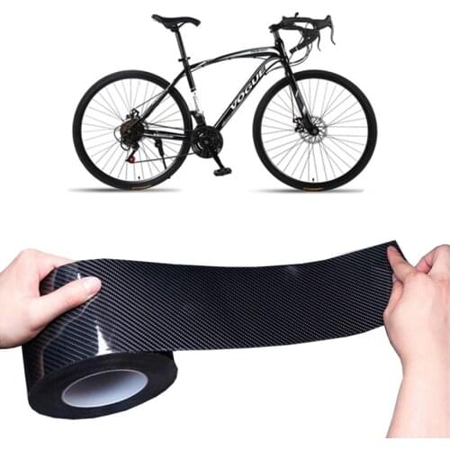 Bicycle Stickers Bike Frame Protection Tape Surface 5D Carbon Fiber Anti-scratch Bicycle Protective Film Tools Cycling Protector