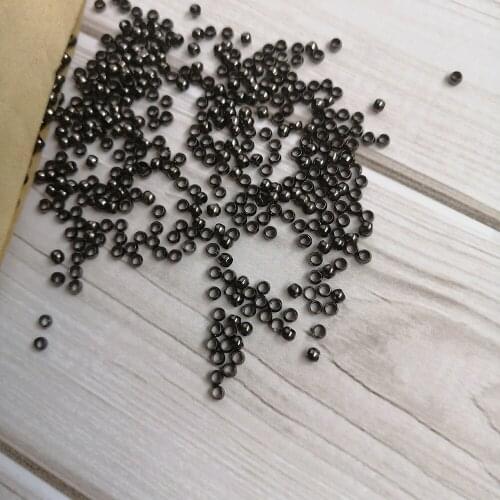 Camal 200pcs/bag 2.5mm Crimp Connector for Fixing Ring Bead Curtain Accessories Lighting in Fitting DIY Line Positioning Barrier