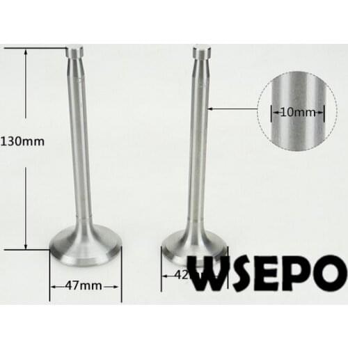 OEM Quality! Intake and Exhaust Valves Kit for YM1115 4 Stroke Small Water Cooled Diesel Engine
