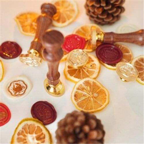 Apple Melons Fruits Stamp Head DIY Vegetable Heads Wax Seal Pineapple Stamps Postage Journal Wedding Arts Date Gifts Envelope