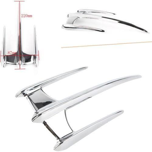 Front Fender Accent Trim For Honda Goldwing GL1800 F6B VTX1300 VTX1800 Motorcycle Chrome Decoration Accessories ABS Plastic