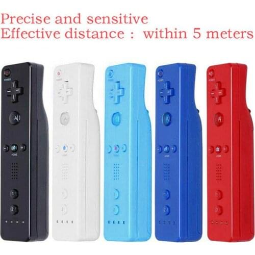 Portable ABS Home Wireless Remote Control Motion Sensitive Controller Gaming Control for Wii Wii U Wiimote Console E56B