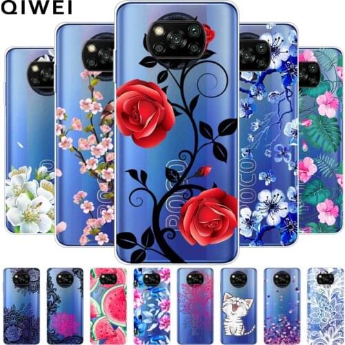 For POCO X3 Pro Global Version Case Transparent Soft TPU Clear Back Cover For Xiaomi POCO X3 Pro NFC Phone Cases Funda X 3 X3Pro