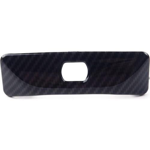 Carbon Fiber Style Electronic Handbrake P Button Cover Trim Fit for Mercedes Benz C GLK E Class W204 X204 W212 2008-2014